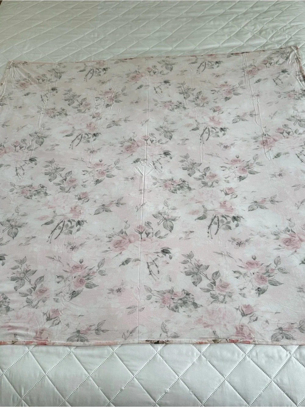 Posh Peanut Pink Floral Swaddle Blanket “Everly Rose”